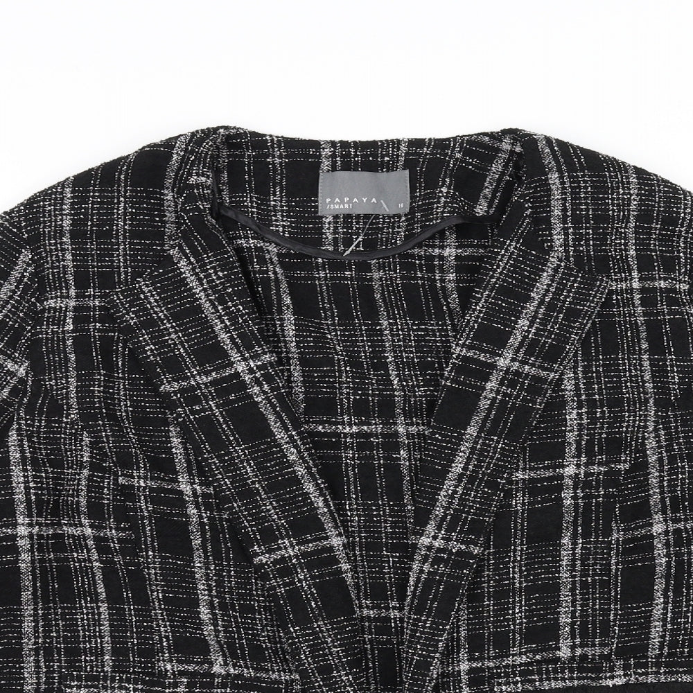 Papaya Womens Black   Jacket  Size 10
