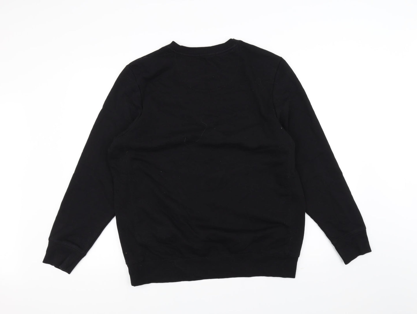 Avenue Mens Black   Pullover Jumper Size L