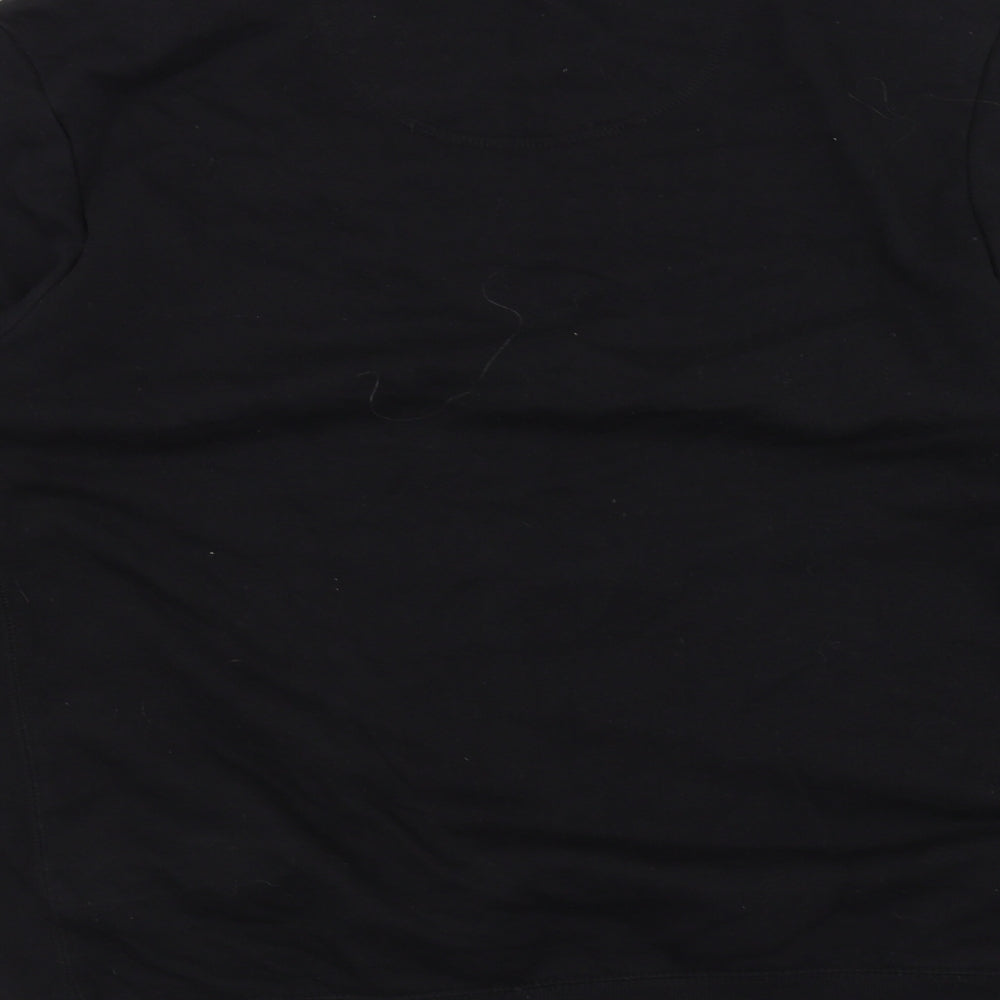 Avenue Mens Black   Pullover Jumper Size L