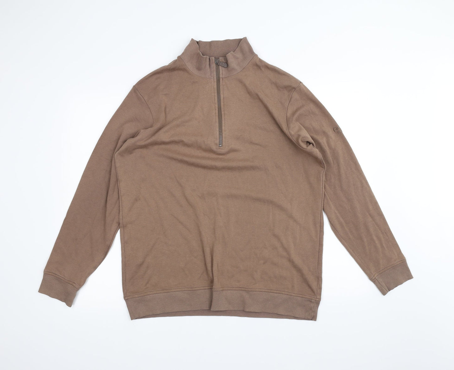 Cotton Traders Mens Brown   Pullover Jumper Size L
