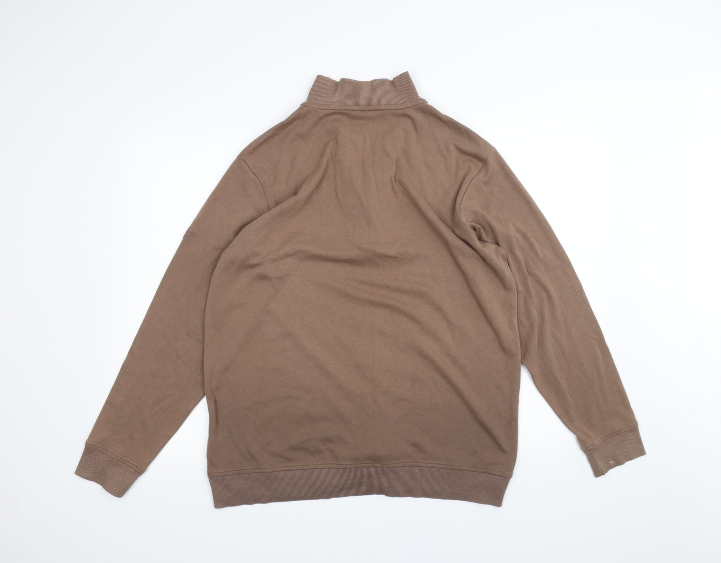Cotton Traders Mens Brown   Pullover Jumper Size L