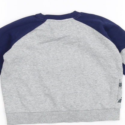 Tu Girls Grey   Pullover Jumper Size 2-3 Years