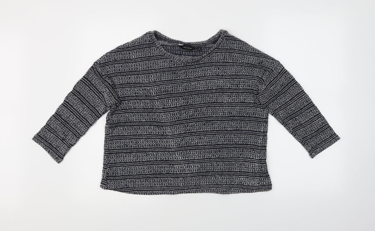 New Look Womens Multicoloured Striped  Pullover Jumper Size 12