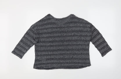 New Look Womens Multicoloured Striped  Pullover Jumper Size 12