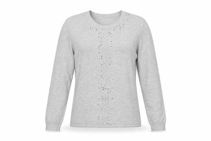 Bassini Womens Grey   Basic T-Shirt Size S