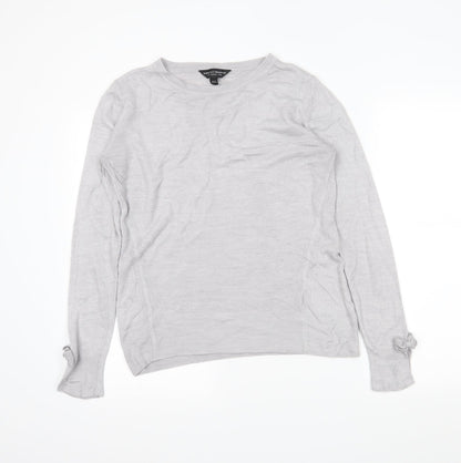 Dorothy Perkins Womens Grey   Tunic Jumper Size 12