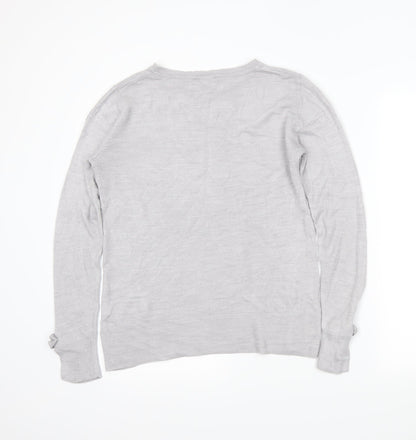 Dorothy Perkins Womens Grey   Tunic Jumper Size 12