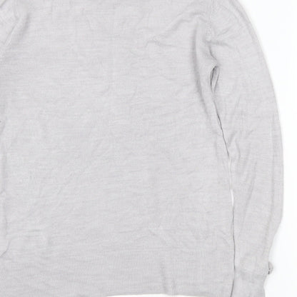 Dorothy Perkins Womens Grey   Tunic Jumper Size 12