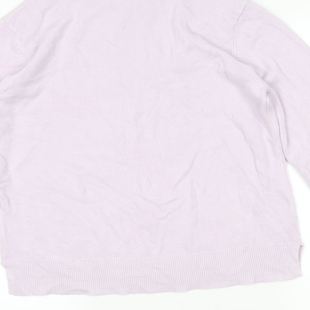 Marks & Spencer Womens Purple   Tunic Jumper Size 10