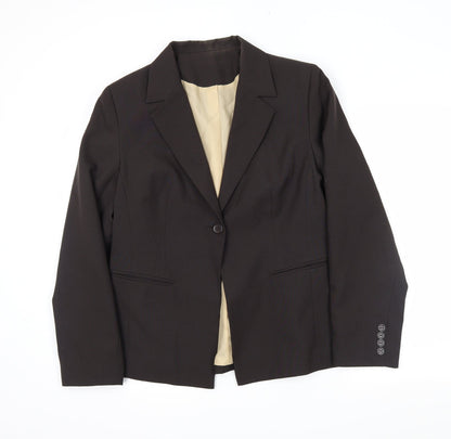 Womens UK Size 16 NL Collection Brown Jacket