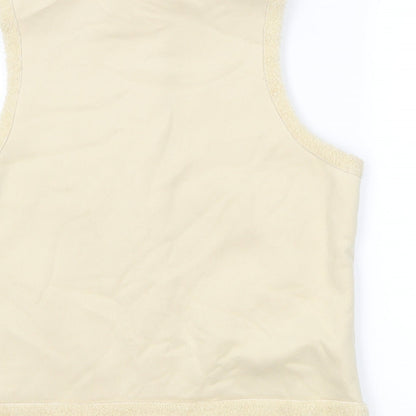 Papaya Womens Ivory   Gilet Coatigan Size 12