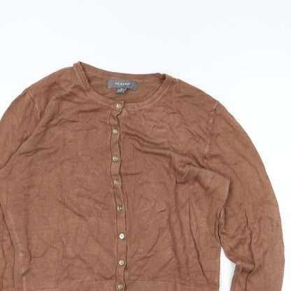 Primark Womens Brown   Cardigan Jumper Size M