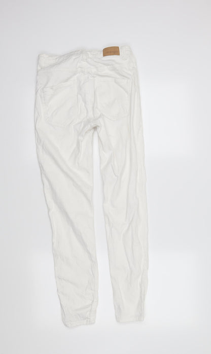 Womens UK Size M molly Regular Fit Skinny White Jeans