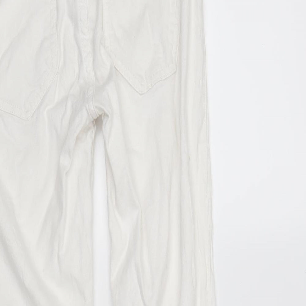 Womens UK Size M molly Regular Fit Skinny White Jeans
