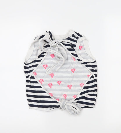 Womens UK Size 8 ASOS Blue Basic Tank