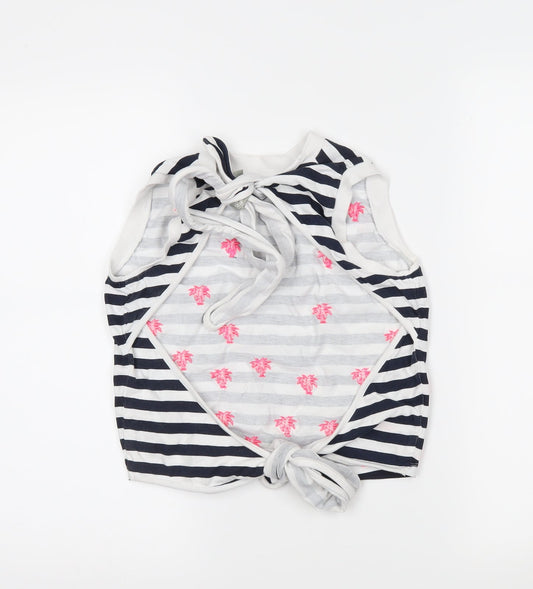 Womens UK Size 8 ASOS Blue Basic Tank