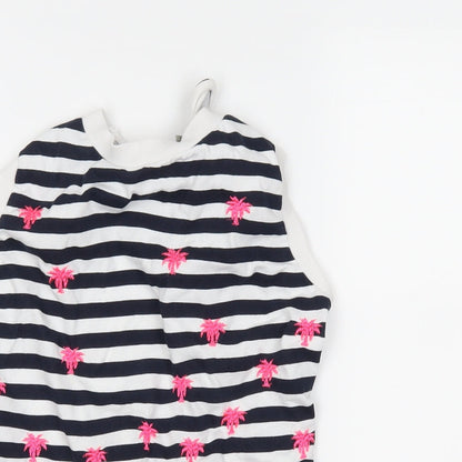 Womens UK Size 8 ASOS Blue Basic Tank