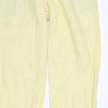 FREEMAN T. PORTER Womens Yellow   Trousers  Size 28 in L32 in