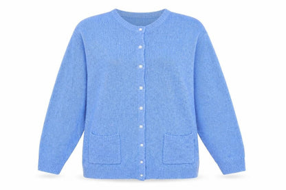 Lana Womens Blue   Cardigan Jumper One Size