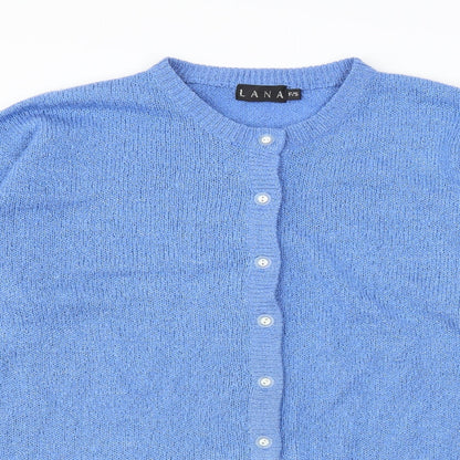 Lana Womens Blue   Cardigan Jumper One Size