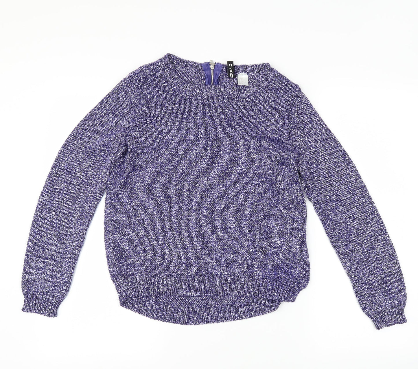 H&M Womens Blue   Pullover Jumper Size 10