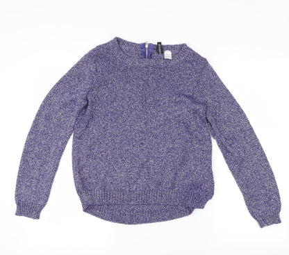 H&M Womens Blue   Pullover Jumper Size 10