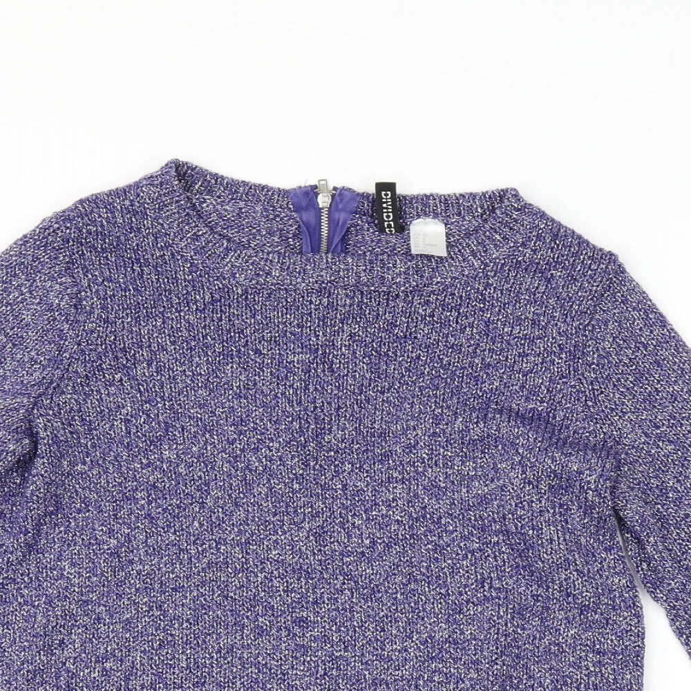 H&M Womens Blue   Pullover Jumper Size 10