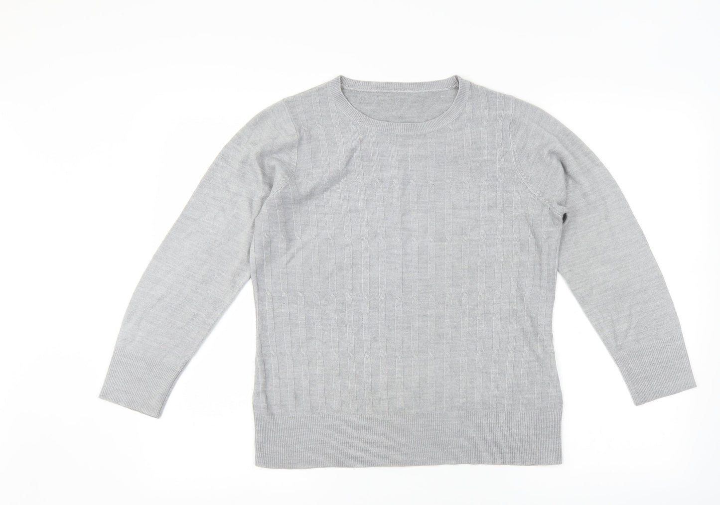TU Womens Grey   Pullover Jumper Size 12
