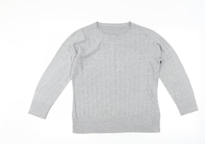 TU Womens Grey   Pullover Jumper Size 12