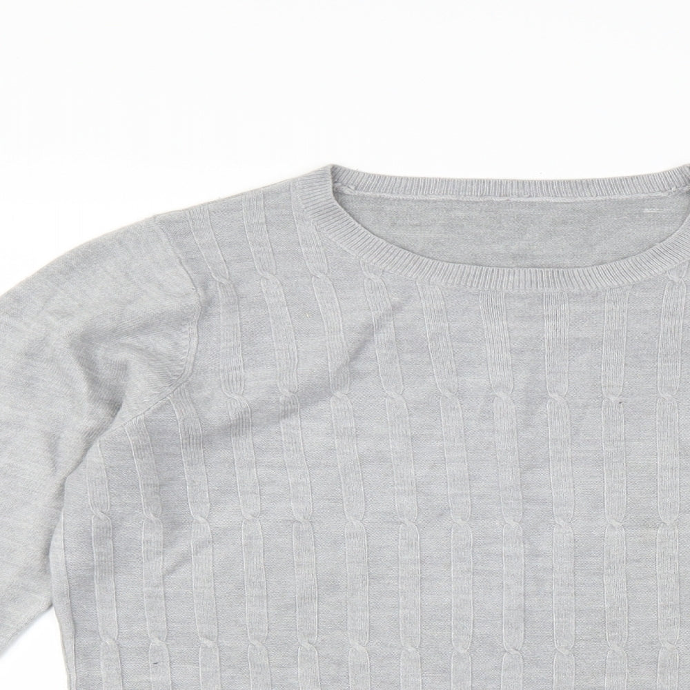 TU Womens Grey   Pullover Jumper Size 12