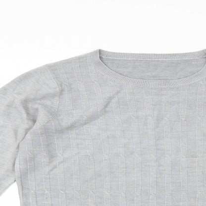TU Womens Grey   Pullover Jumper Size 12