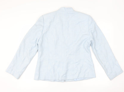 Country Casuals Womens Blue   Jacket Suit Jacket Size 14
