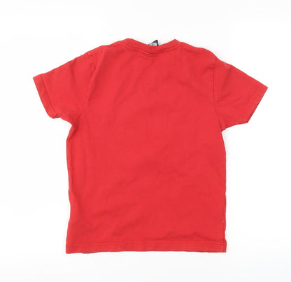 No Fear Boys Red   Basic T-Shirt Size 7-8 Years  - Graphic