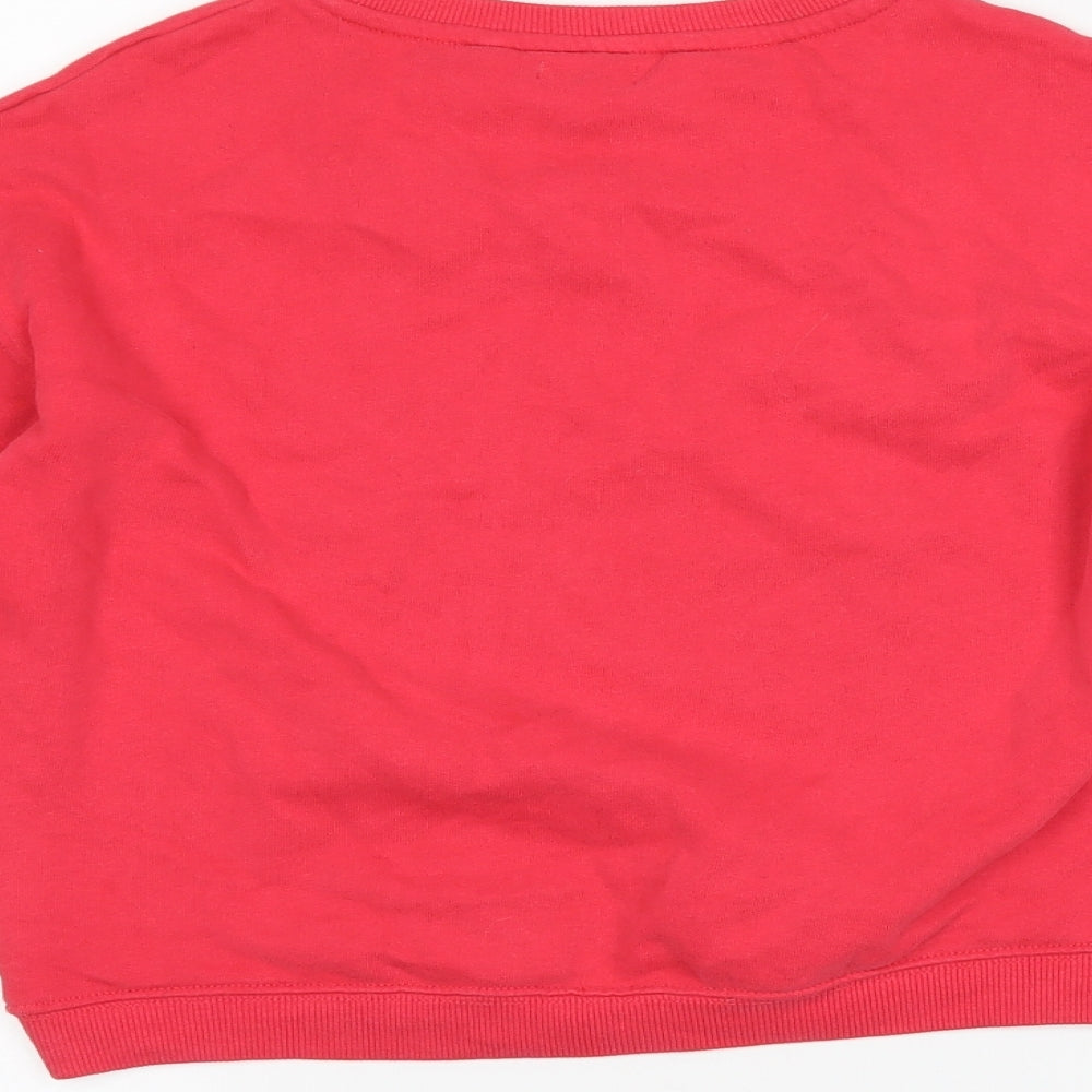 NEXT Girls Pink   Pullover Sweatshirt Size 10 Years  - Believe in Magic