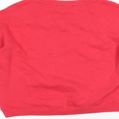 NEXT Girls Pink   Pullover Sweatshirt Size 10 Years  - Believe in Magic