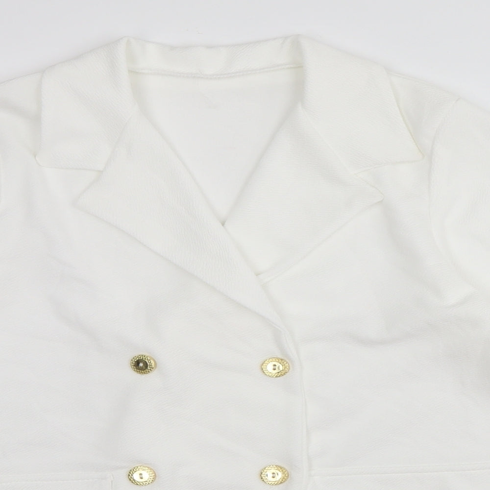 Womens UK Size M Preworn White