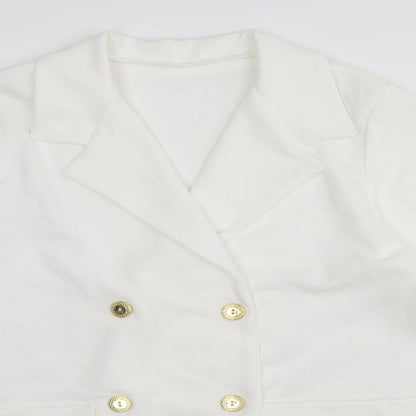 Womens UK Size M Preworn White