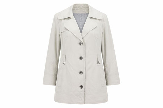 Womens UK Size 16 Evans Grey Overcoat