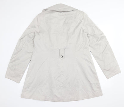 Evans Womens Grey   Overcoat Coat Size 16