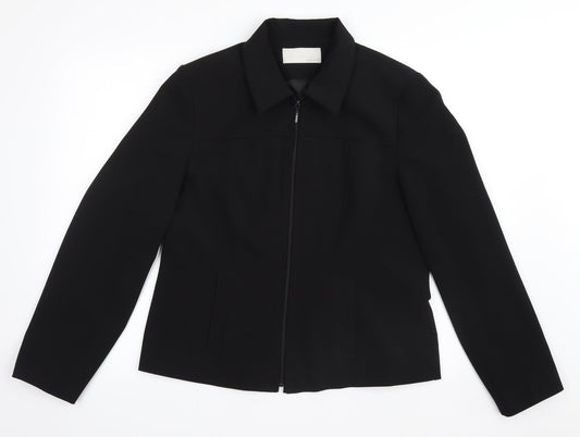 Womens UK Size 14 AMARANTO Black Jacket