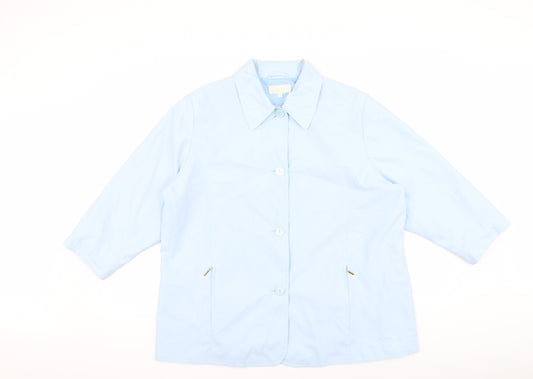 Womens UK Size 20 Marks and Spencer Blue Jacket