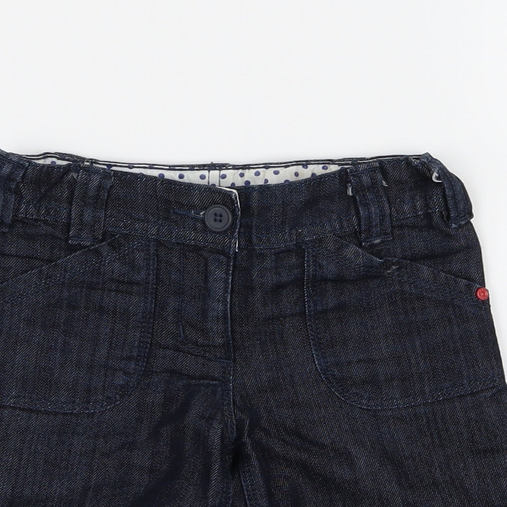 NEXT Girls Blue  Denim Flared Jeans Size 4 Years