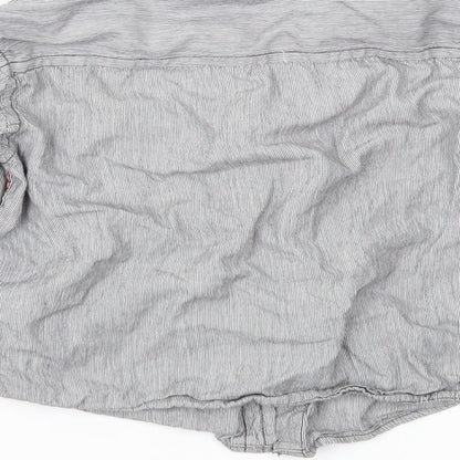 Rebel Boys Grey Striped  Basic Button-Up Size 2-3 Years