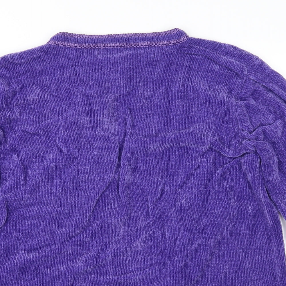 Bonmarché Womens Purple  Knit Cardigan Jumper Size S