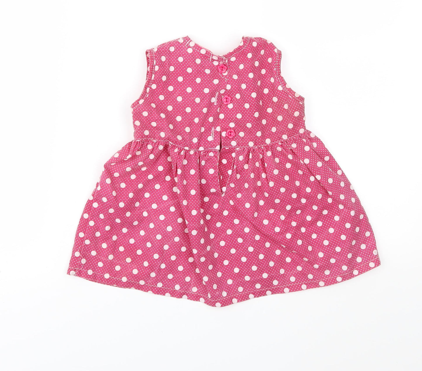 Isabelle Rose Collection Girls Pink Polka Dot  Fit & Flare  Size 18-24 Months