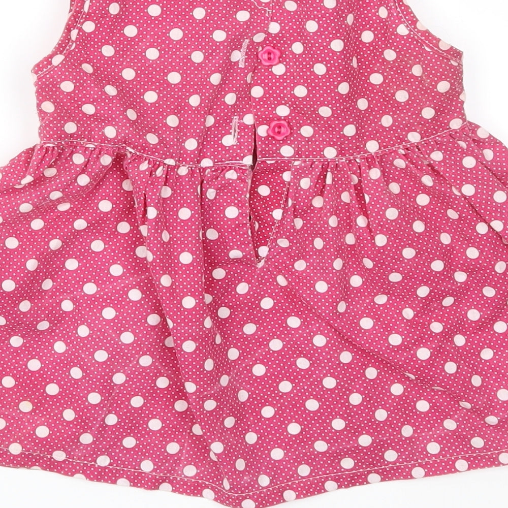 Isabelle Rose Collection Girls Pink Polka Dot  Fit & Flare  Size 18-24 Months