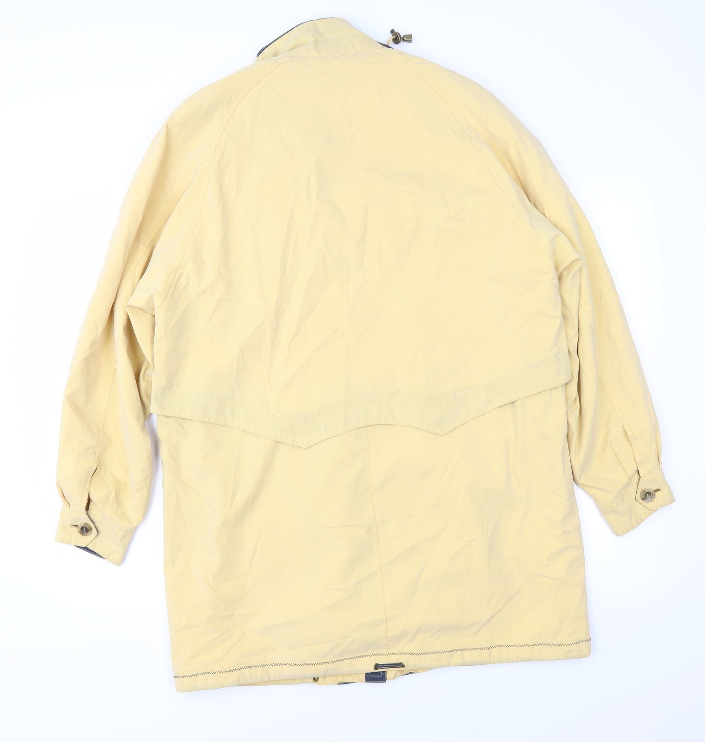 Womens UK Size 14 Astraka Yellow Overcoat