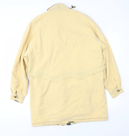 Womens UK Size 14 Astraka Yellow Overcoat