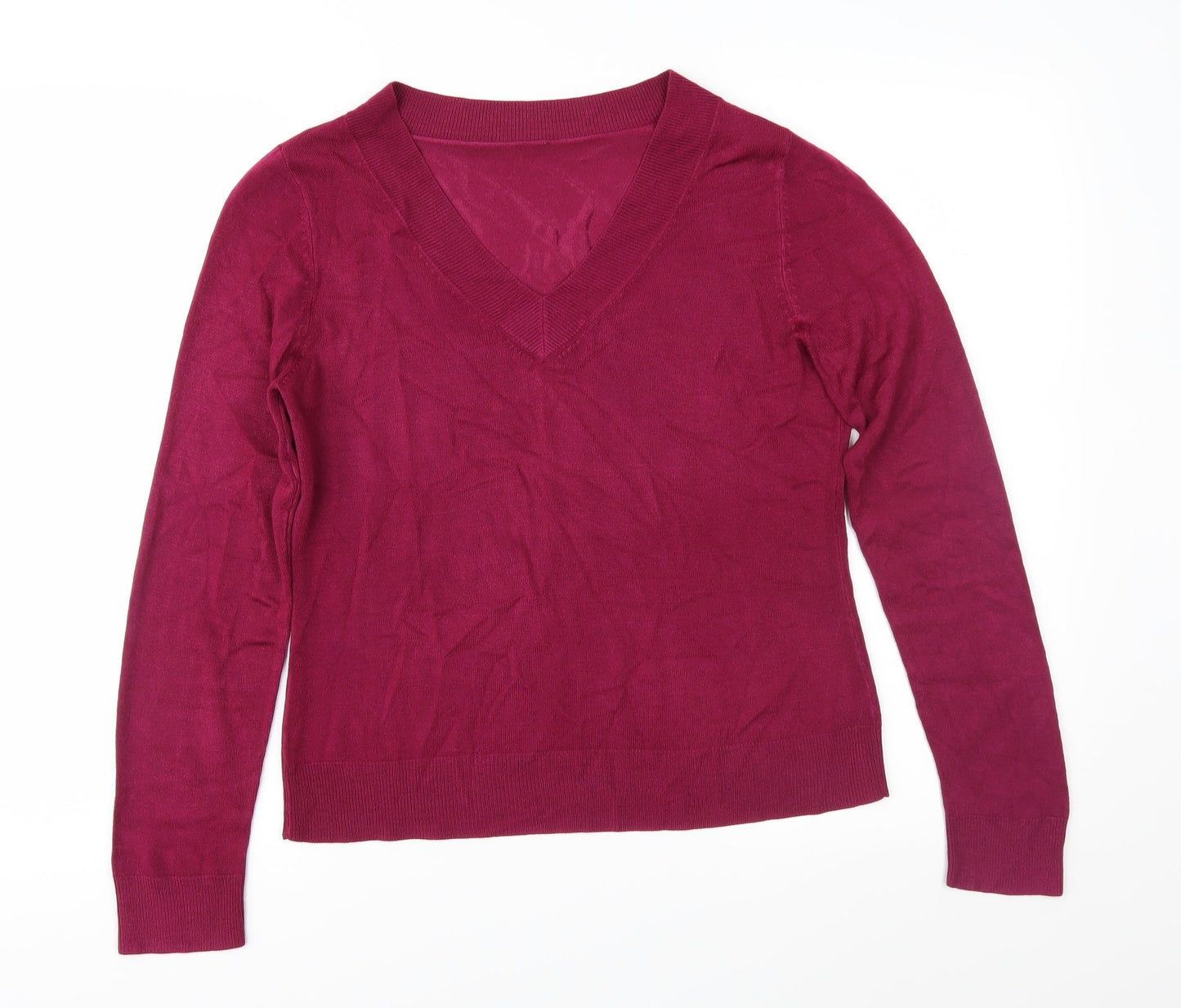 BHS Womens Purple  Knit Pullover Jumper Size 10