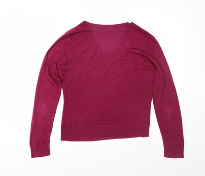 BHS Womens Purple  Knit Pullover Jumper Size 10